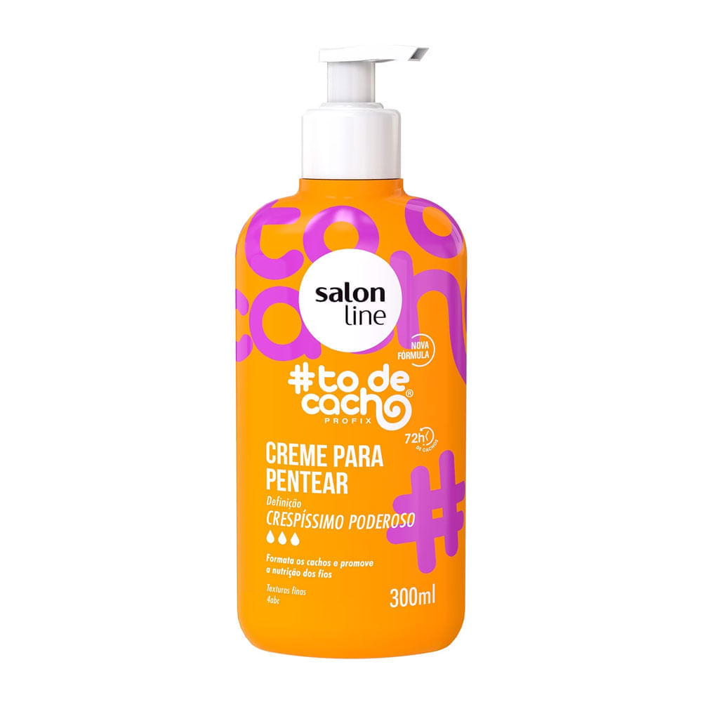 Encontraproduto.com.br - Creme Para Pentear Salon Line Todecacho Crespíssimo Poderoso 300ml