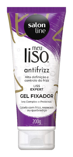 Salon Line Meu Liso Antifrizz Gel Fixador 200g