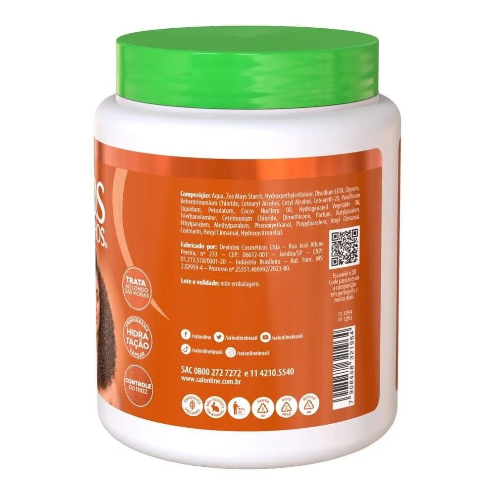 Encontraproduto.com.br - Óleo de Coco Creme de Pentear Multifuncional 5 em 1 de 1 KG