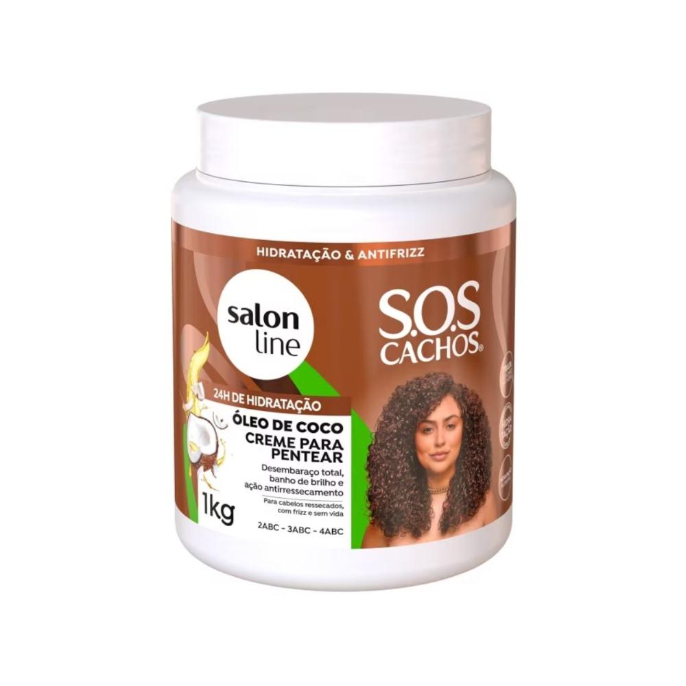 Encontraproduto.com.br - Óleo de Coco Creme de Pentear Multifuncional 5 em 1 de 1 KG