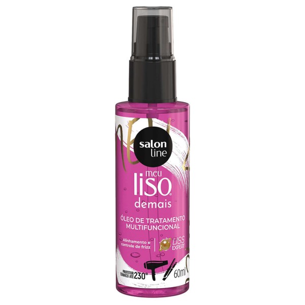 Encontraproduto.com.br - Óleo Multifuncional Finalizador Meu Liso Salon Line 60ml