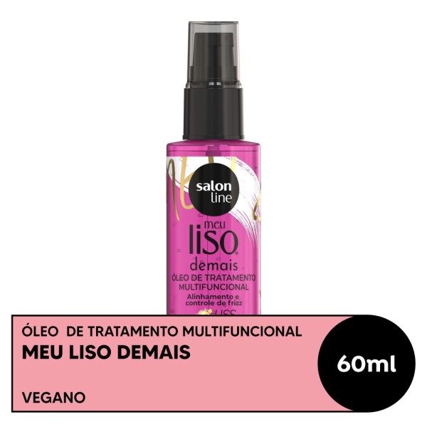Encontraproduto.com.br - Óleo Multifuncional Finalizador Meu Liso Salon Line 60ml