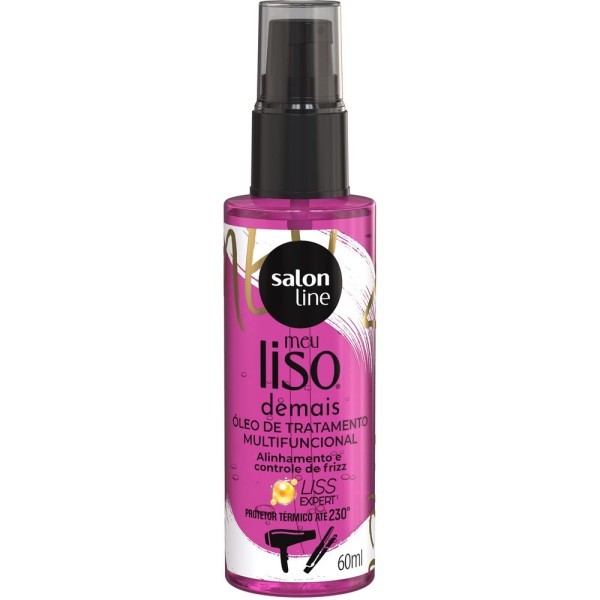 Encontraproduto.com.br - Óleo Multifuncional Finalizador Meu Liso Salon Line 60ml