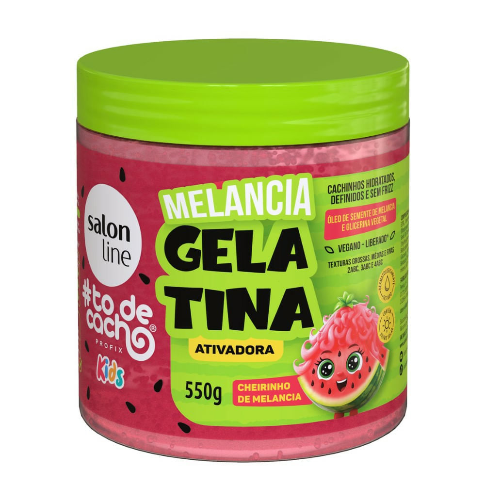 Encontraproduto.com.br - Gelatina Ativadora Salon Line Kids Cheirinho de Melancia 550g