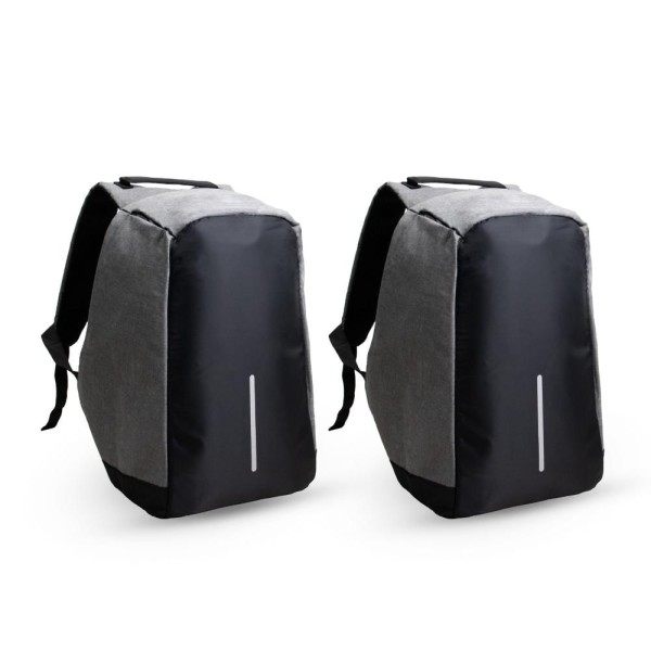 Kit 2 Mochila Antifurto para Notebook entrada USB Swiss Move