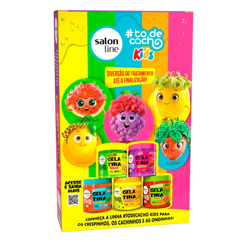 Encontraproduto.com.br - Kit #TDC Kids Salon Line Uva (Shampoo+Condicionador)