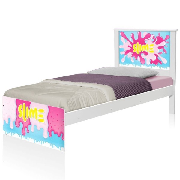 Encontraproduto.com.br - Cama Juvenil Massinha Meninas Com Colchão