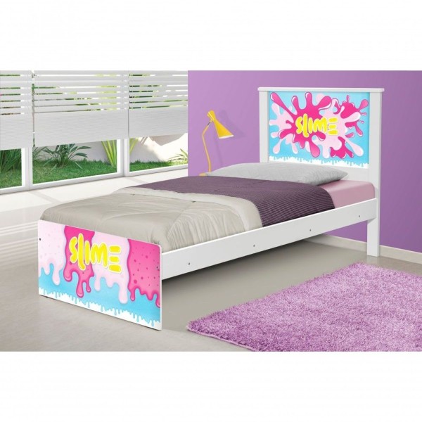 Encontraproduto.com.br - Cama Juvenil Massinha Meninas Com Colchão