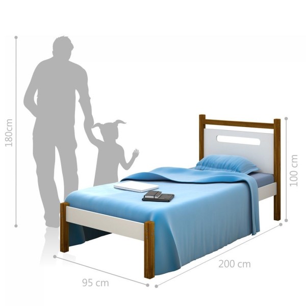 Encontraproduto.com.br - Cama Juvenil Europa Com Colchão