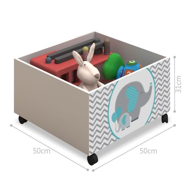 Encontraproduto.com.br - Cama Juvenil Branco Com Baú Adesivado Azul Com Colchão