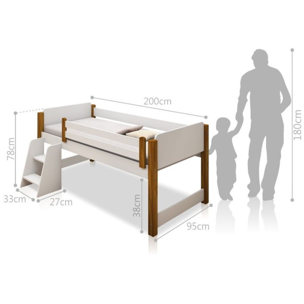 Encontraproduto.com.br - Cama Juvenil Branco Com Baú Adesivado Azul Com Colchão