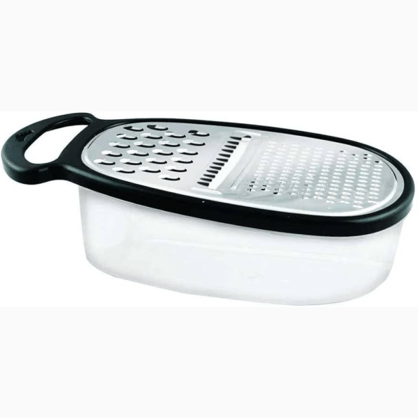 Ralador de Legumes Aço Inox C/Pote  14x6CM - YAZI