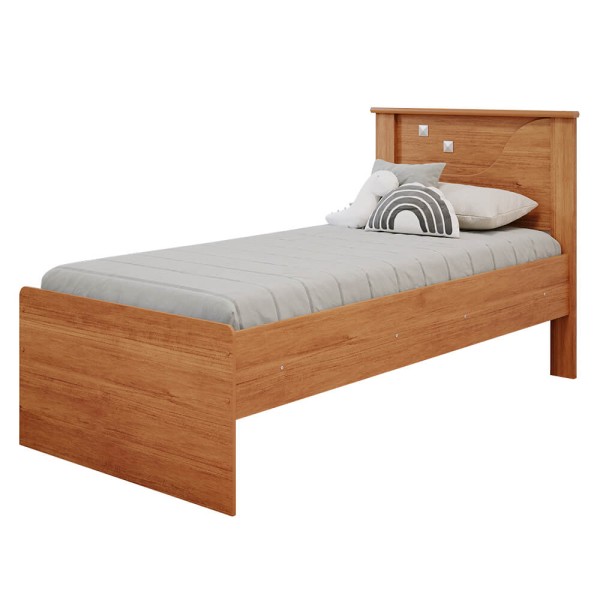 Encontraproduto.com.br - Cama de Solteiro Cimol Bia 100% MDF - Cinamomo