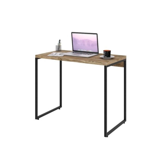 Encontraproduto.com.br - Mesa Para Escritório Industrial Aspen 90 Cm C01 Carvalho