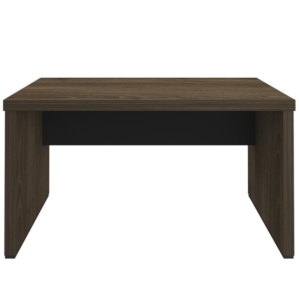 Encontraproduto.com.br - Mesa Para Escritório E Home Office Atria Executiva 135 Cm A02 Charuto Preto - Lyam Decor