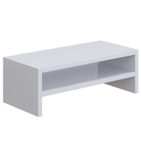 Suporte Para Monitor Stand Home Office Lap L03 Branco - Lyam Decor
