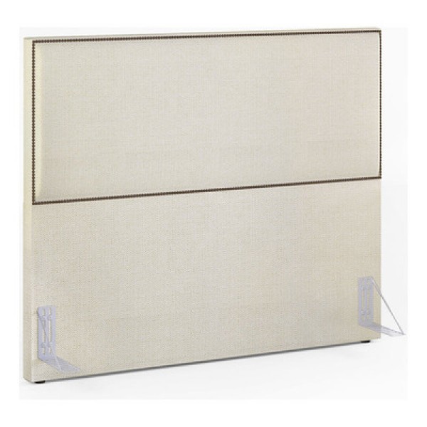 Cabeceira Box Casal King Tachas 195 Cm Vicenza L02 Chumbo
