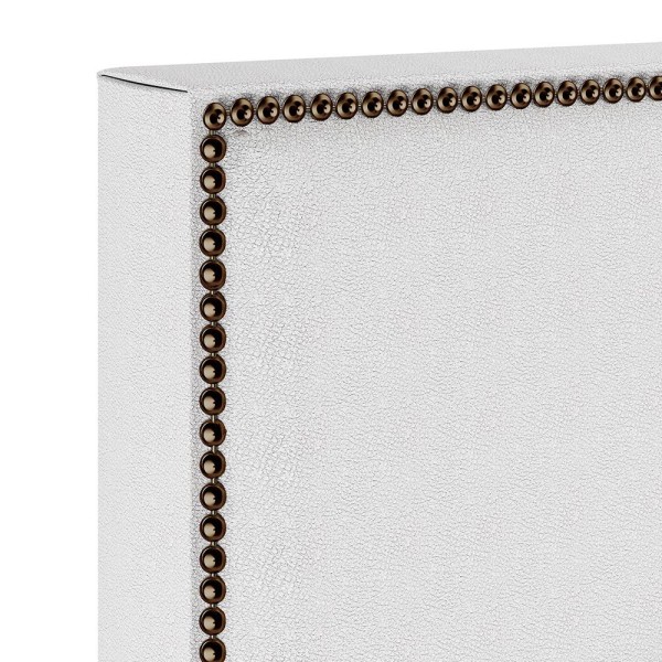 Encontraproduto.com.br - Cabeceira Solteiro Vicenza 100cm L02 Facto Branco Com 01 Mesa De Cabeceira Work Preto - Lyam Decor