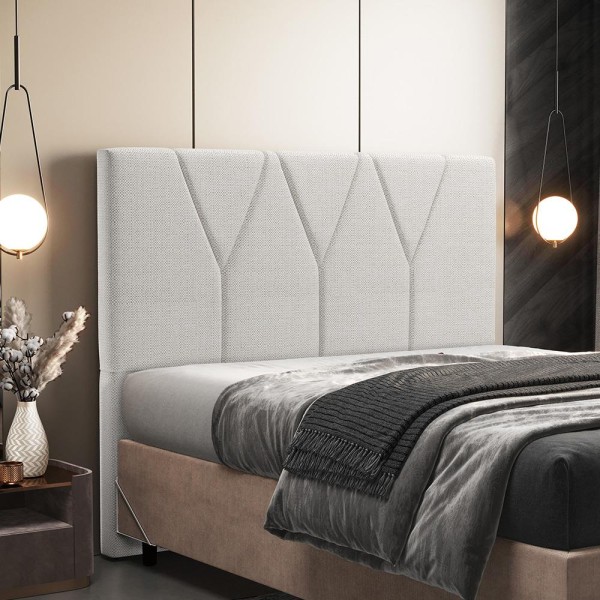 Encontraproduto.com.br - Cabeceira Cama Box Casal 140 Cm Aurora W01 Linho Champagne