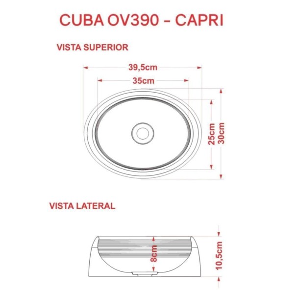 Encontraproduto.com.br - Kit 02 Cubas De Apoio Banheiro Lavabo C01 O39 Cinza