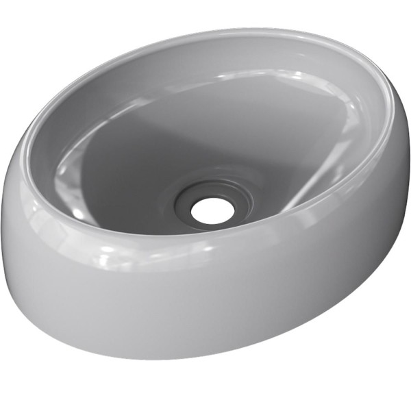 Encontraproduto.com.br - Kit 02 Cubas De Apoio Banheiro Lavabo C01 O39 Cinza