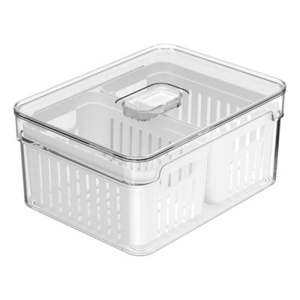 Encontraproduto.com.br - Organizador Porta Frios Clear Natural