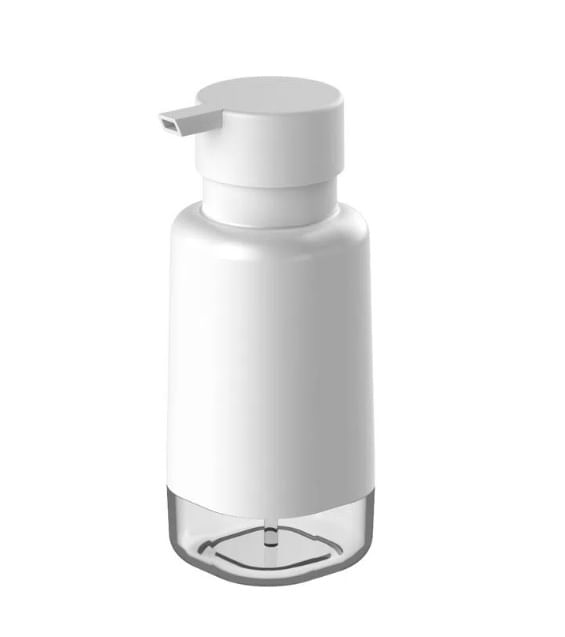 Porta Sabonete Liquido Dual Branco 500ml