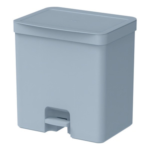 Encontraproduto.com.br - Lixeira com Pedal Trium 20L Azul Glacial Fechado LX4200 Martiplast