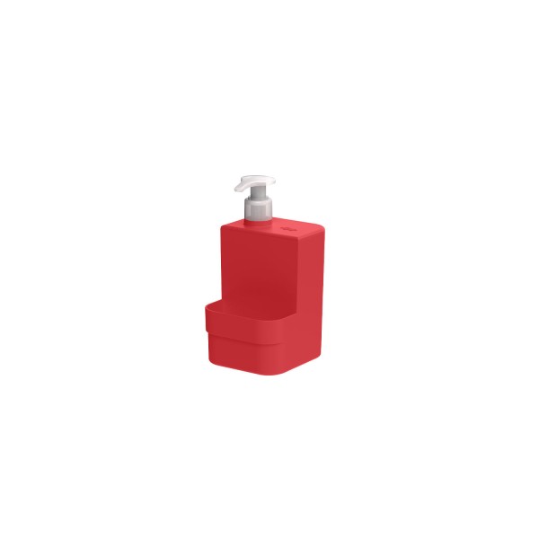 Encontraproduto.com.br - Dispenser para Detergente e Trium Compact  Polipropileno Vermelho dc 500 ml Ou