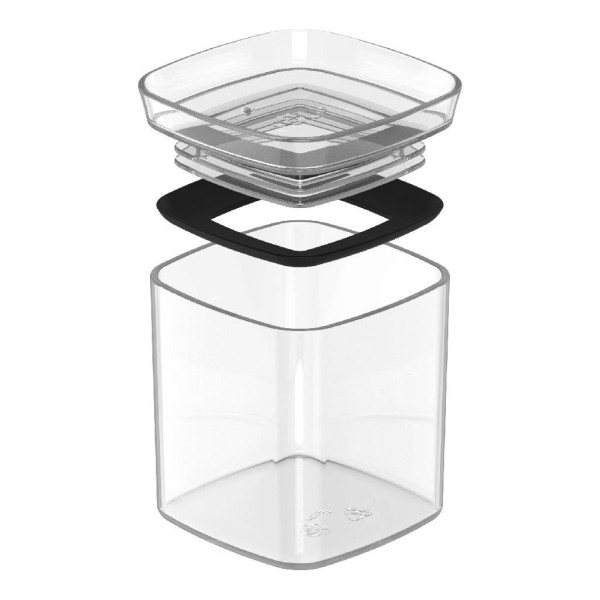 Encontraproduto.com.br - Pote Organizador Hermético Block Transparente 150ml