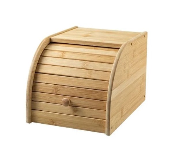 Encontraproduto.com.br - Porta Pão Sense com Abertura Frontal P Bambu Martiplast