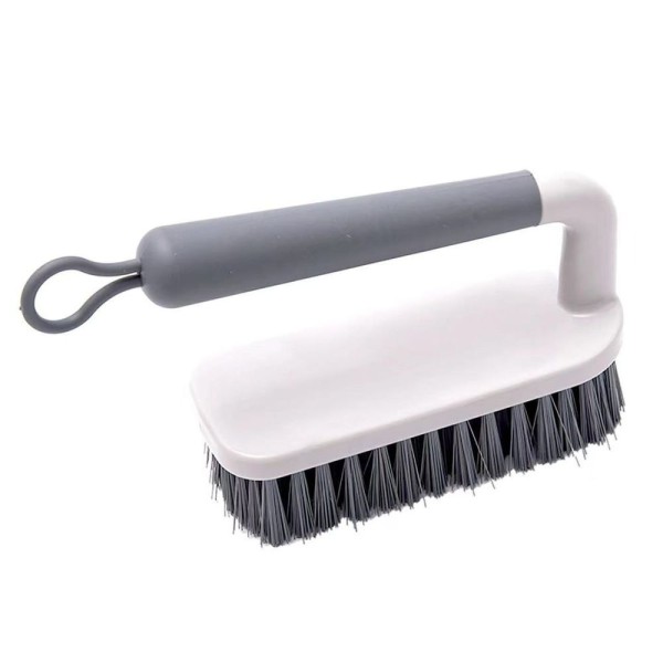 Encontraproduto.com.br - Escova Para Lavar Piso Roupa Calçado Flow Bege Ou Escovão Cerdas Resistentes Anatômico
