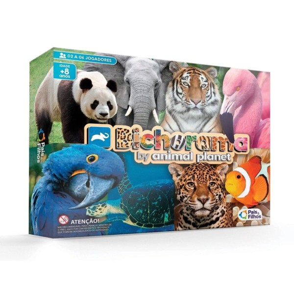 Encontraproduto.com.br - Jogo De Tabuleiro Bichorama Animal Planet Pais e Filhos 790210
