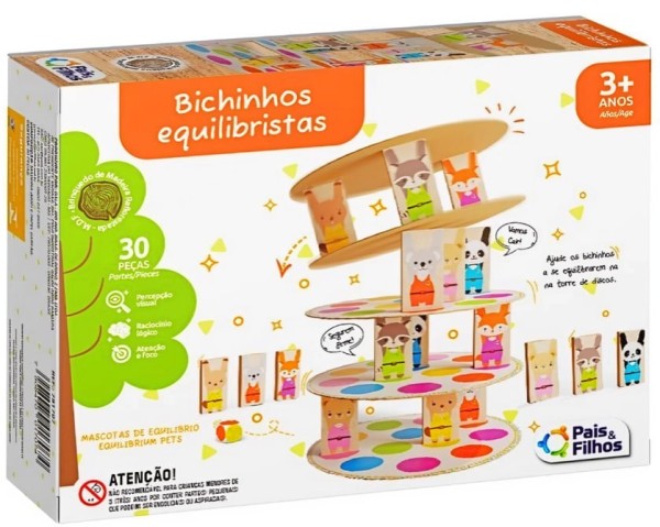 Encontraproduto.com.br - Bichinhos Equilibristas Pais E Filhos