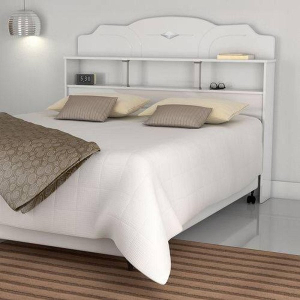 Cabeceira Box Casal Estrela 1,60 Branco - Vitamov 0410510