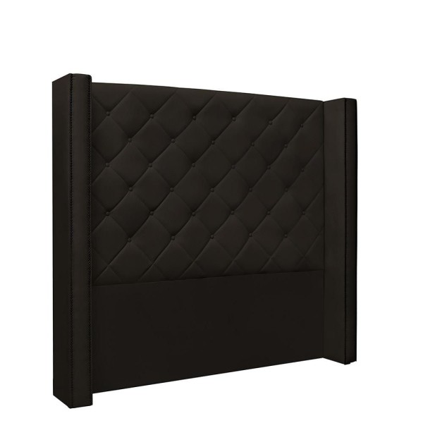 Cabeceira Vicenza Para Cama Box Casal 140 cm Corino Marrom - DRossi