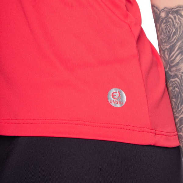 Encontraproduto.com.br - Blusa Feminina Estilo do Corpo de Poliamida Vermelho