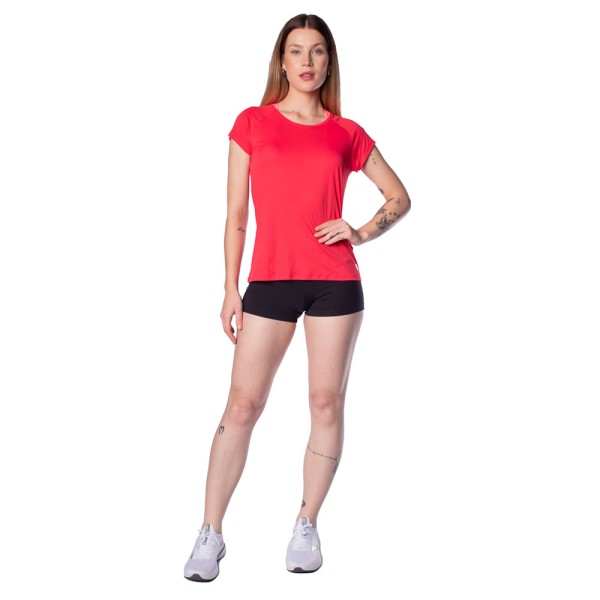 Encontraproduto.com.br - Blusa Feminina Estilo do Corpo de Poliamida Vermelho