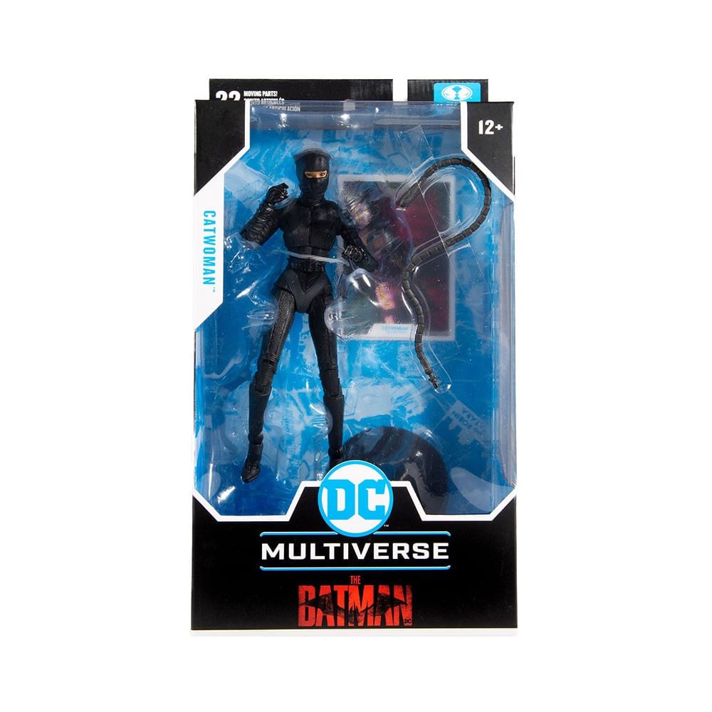 Encontraproduto.com.br - Boneca Articulada e Acessório - DC Comics Multiverse - Mulher Gato - 18 cm - Colecionável - Fun