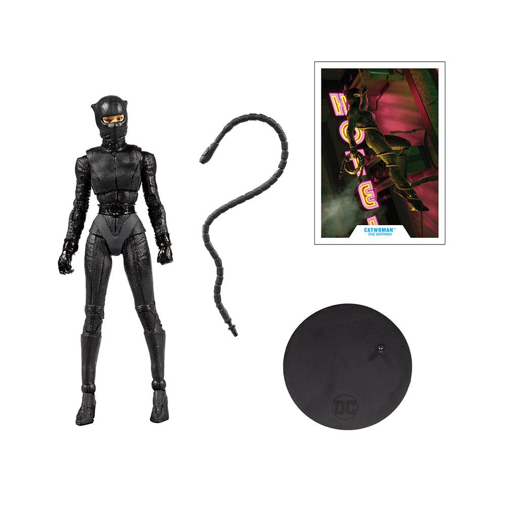 Encontraproduto.com.br - Boneca Articulada e Acessório - DC Comics Multiverse - Mulher Gato - 18 cm - Colecionável - Fun