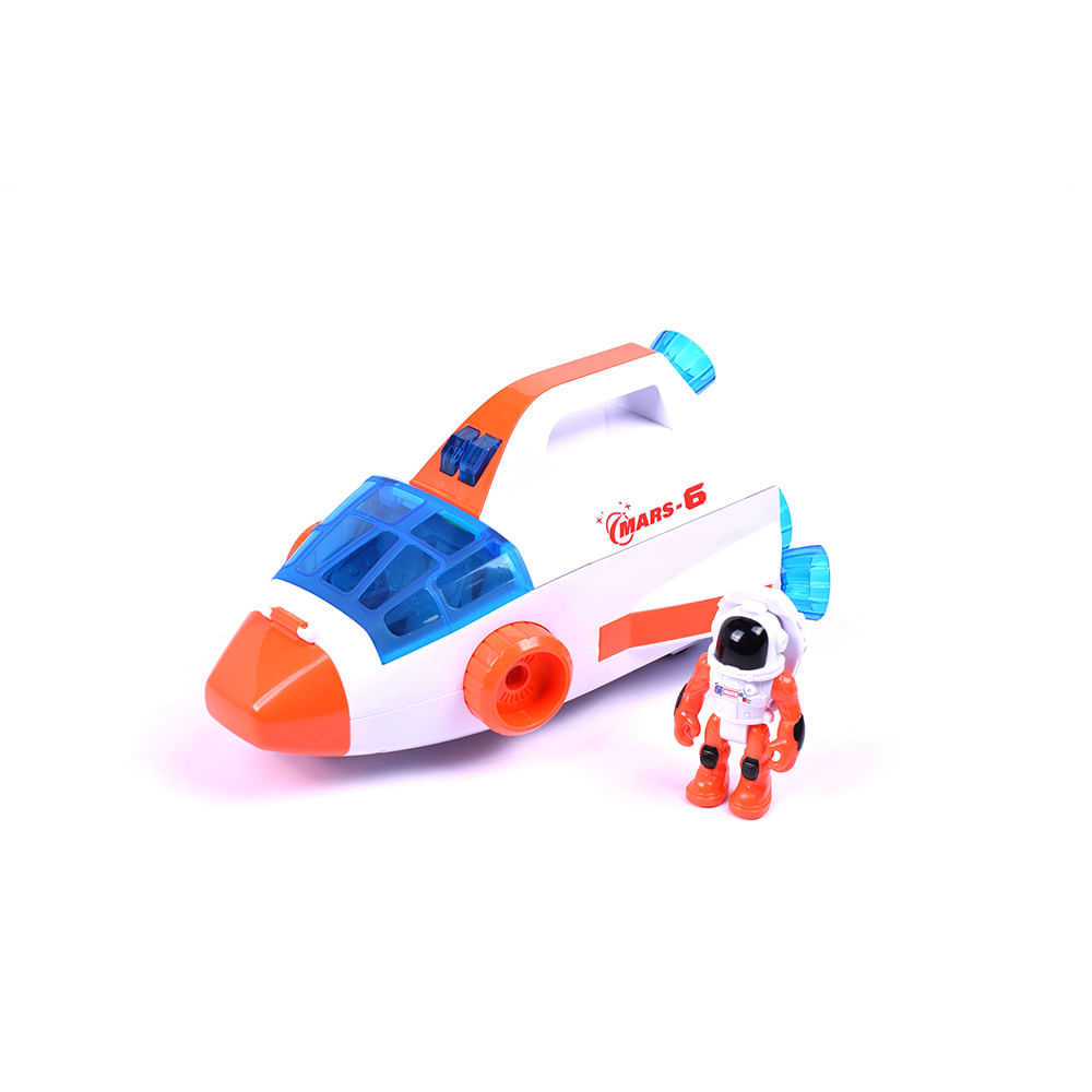 Encontraproduto.com.br - Veículo E Mini Boneco - Astronautas - Nave Espacial - Fun Divirta-Se