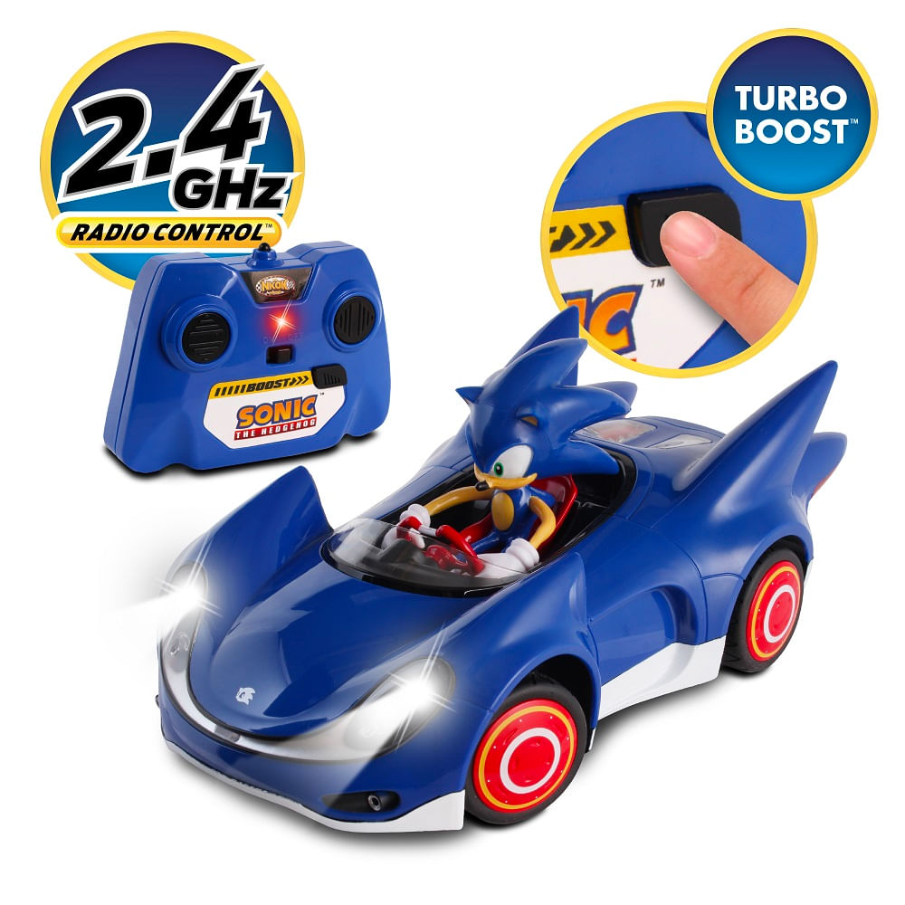 Encontraproduto.com.br - Carro Sonic 7 Funções com Luzes - Fun Divirta-se