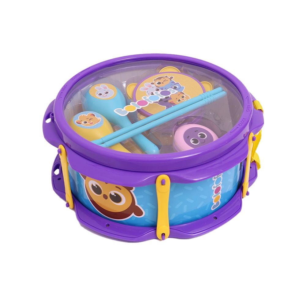 Kit Instrumentos Infantis - Bolofofos - Bandinha - Fun Divirta-Se