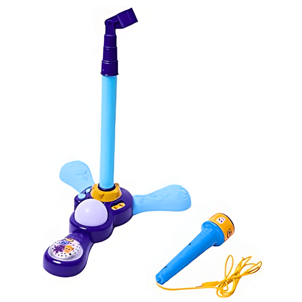 Encontraproduto.com.br - Bolofofos Microfone com Pedestal - Fun Divirta-se