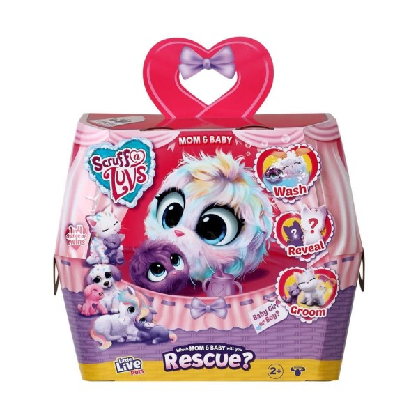 Encontraproduto.com.br - Adotados Scruff a Luvs Mamãe e Bebê - Fun Divirta-se