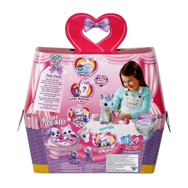 Encontraproduto.com.br - Adotados Scruff a Luvs Mamãe e Bebê - Fun Divirta-se