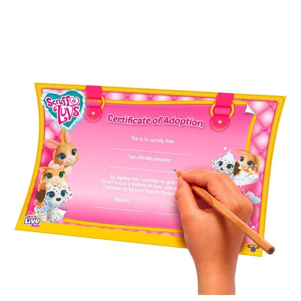 Encontraproduto.com.br - Pelucia Adotados Scruff A Luvs Real Pets Fun F0122-6