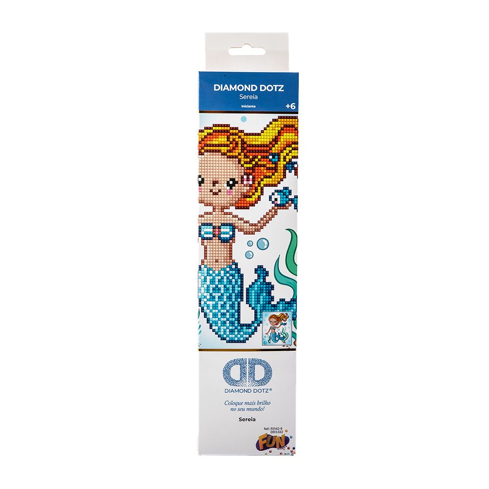 Encontraproduto.com.br - Diamond Dotz Sereia com 2.330 Dotz - Fun Divirta-se