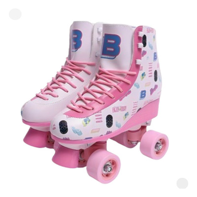 Barbie Patins 4 Rodas Tamanho 35/36 - Fun Divirta-se