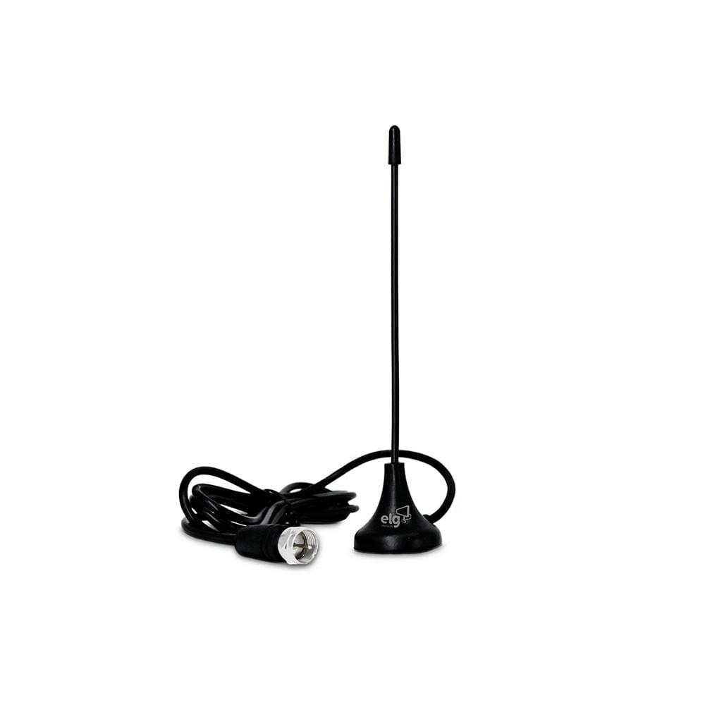 Encontraproduto.com.br - Antena Digital / Analógica Interna Elg Smart View 4k Hdr Com Cabo Coaxial De 2,5m - Hdtv1300i
